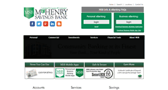 Desktop Screenshot of mchenrysavings.com